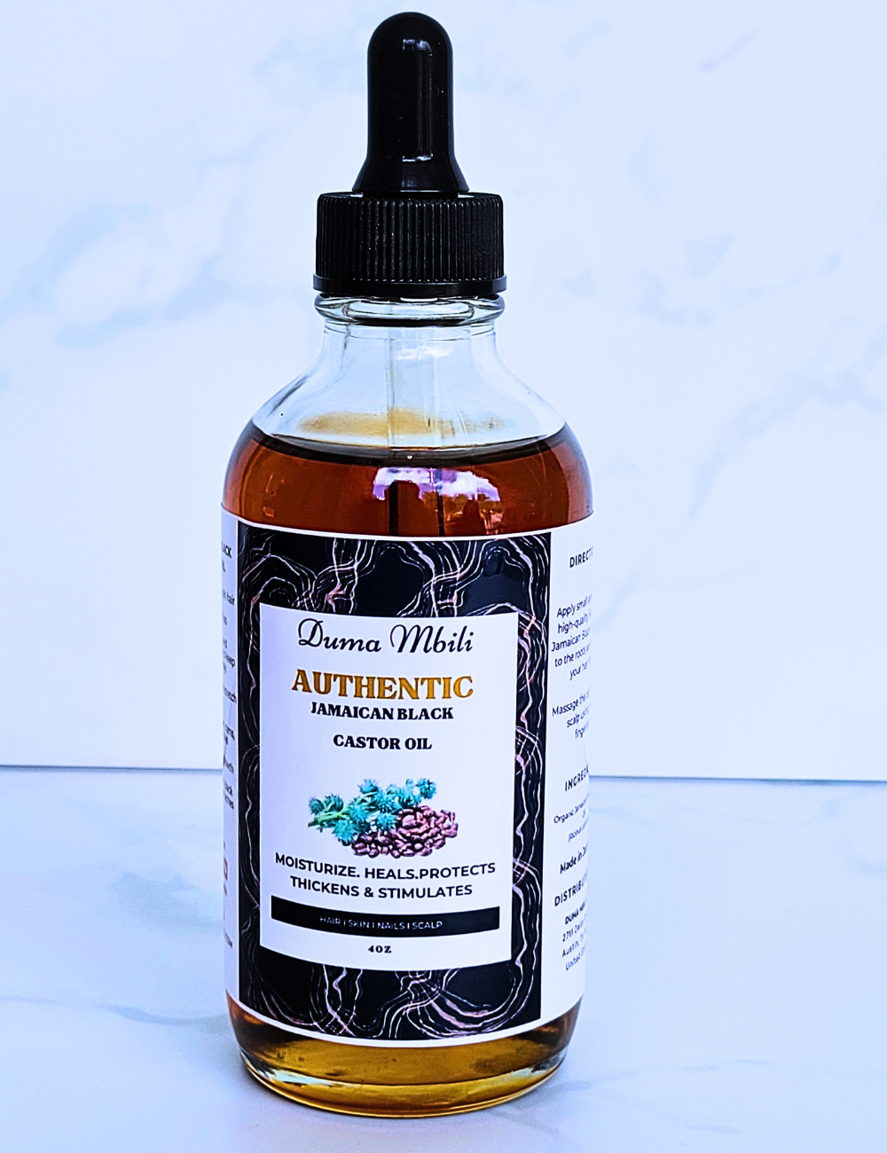 Unrefined Jamaican Black Castor Oil – Organic, for Hair & Skin