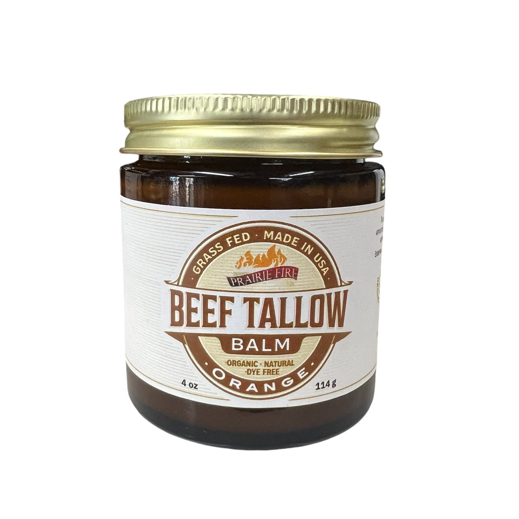 Grass Fed Beef Tallow Balm 4oz - USA Made Organic