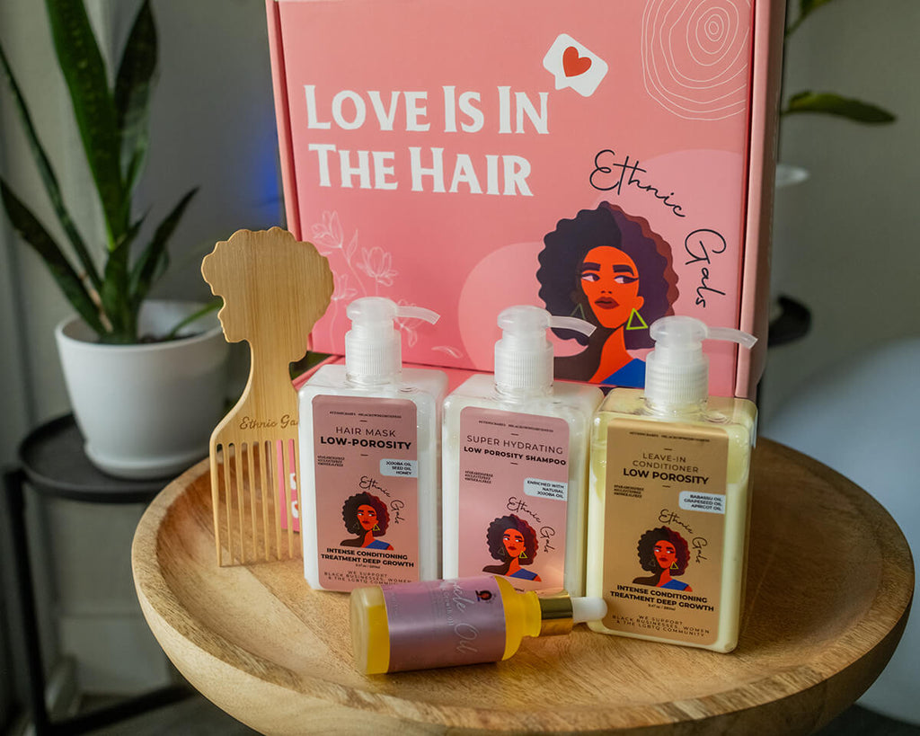 Low Porosity Hair Care Essentials Bundle - Growth & Deep Moisture
