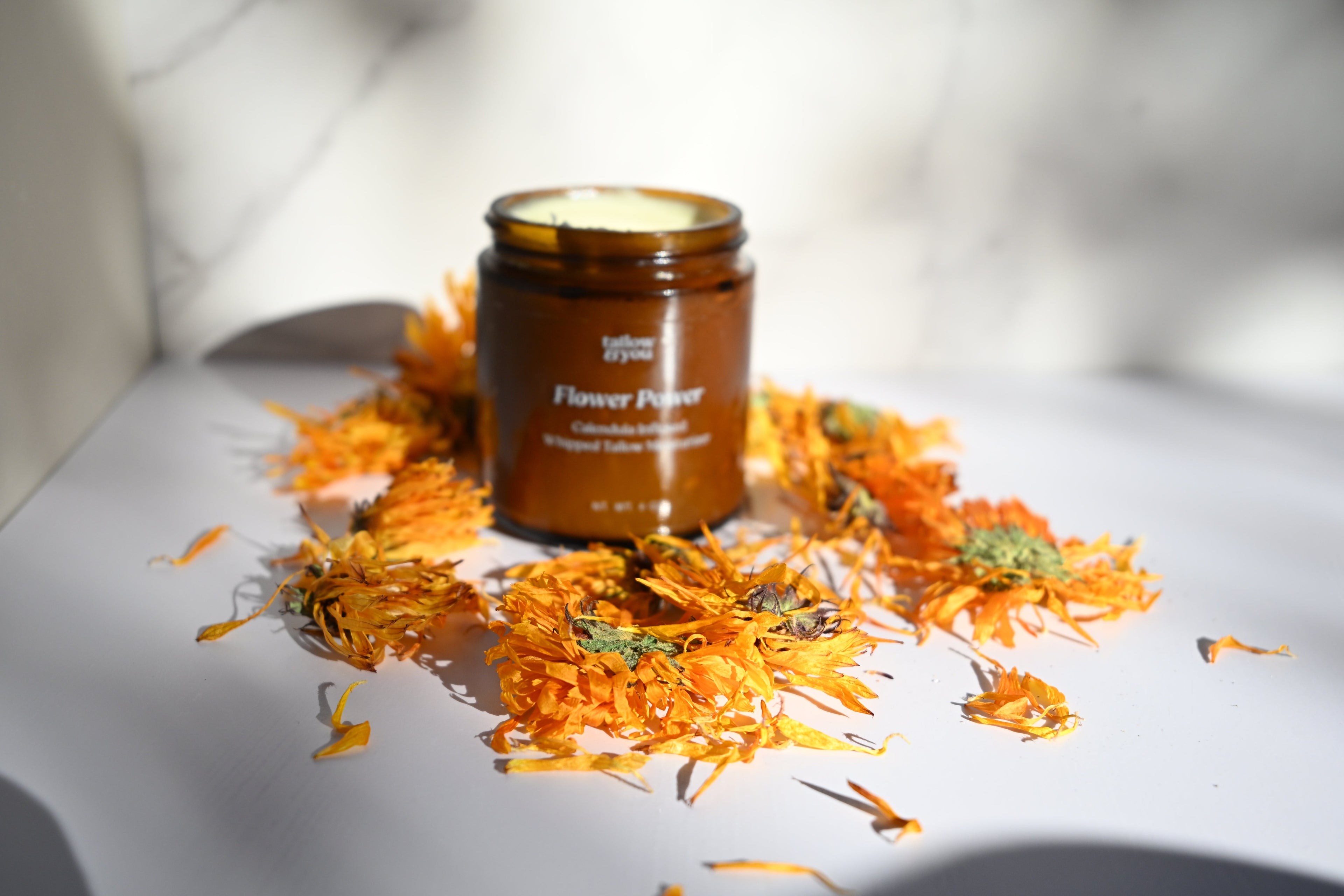 Flower Power – Calendula Infused Tallow Balm