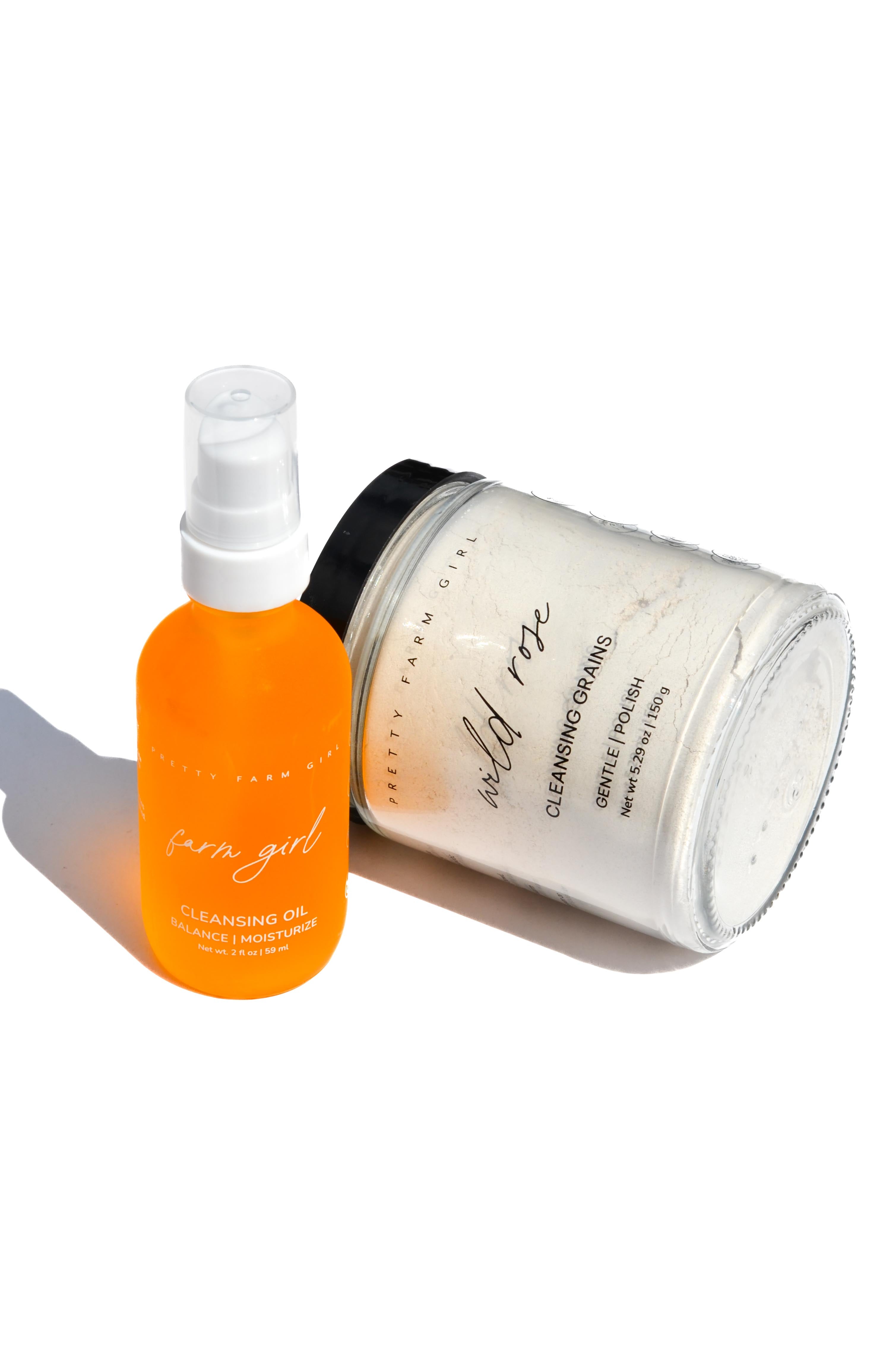 Double Cleansing Face Kit – Oil + Water Cleanser Skincare Set