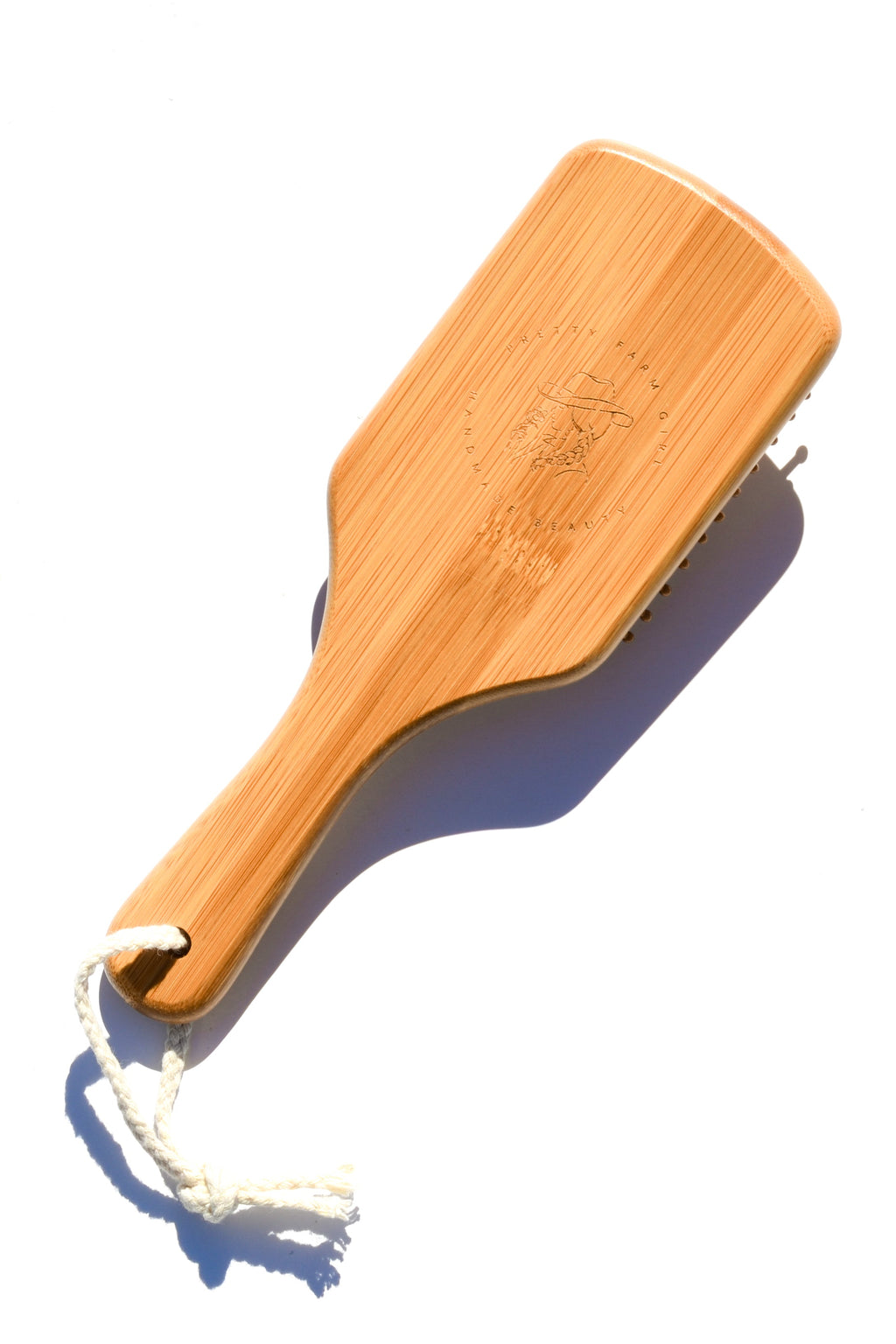 Bamboo Paddle Hair Brush – Natural Detangling & Smoothing Hair Brush