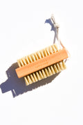 Bamboo Nail Brush with Sisal Bristles – Natural Nail & Hand Scrub Brush