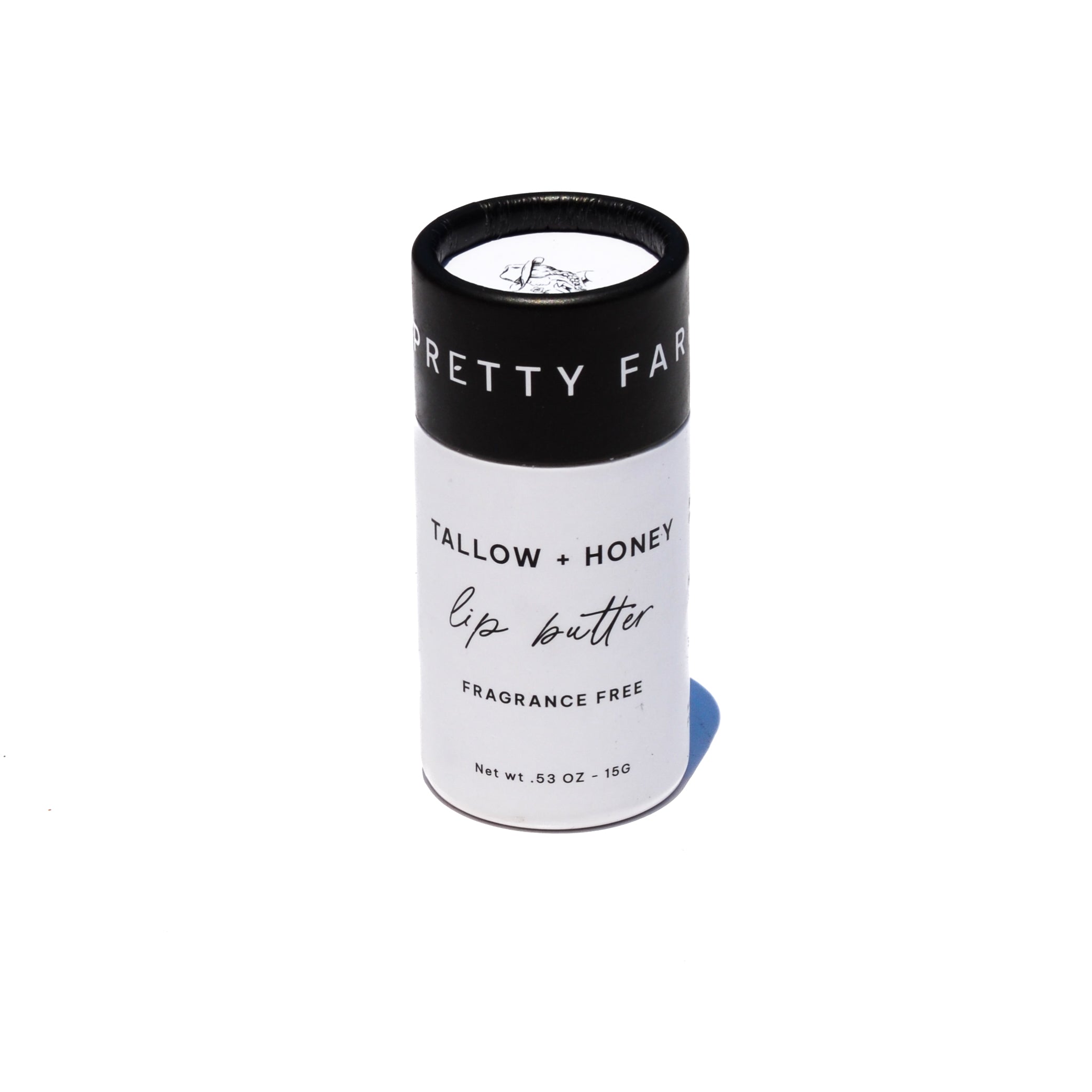 Fragrance-Free Tallow & Honey Lip Butter – Eco-Friendly Travel Tube Lip Balm