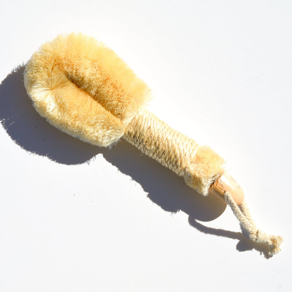Sisal Exfoliating Dry Brush – Natural Body Dry Brushing Tool