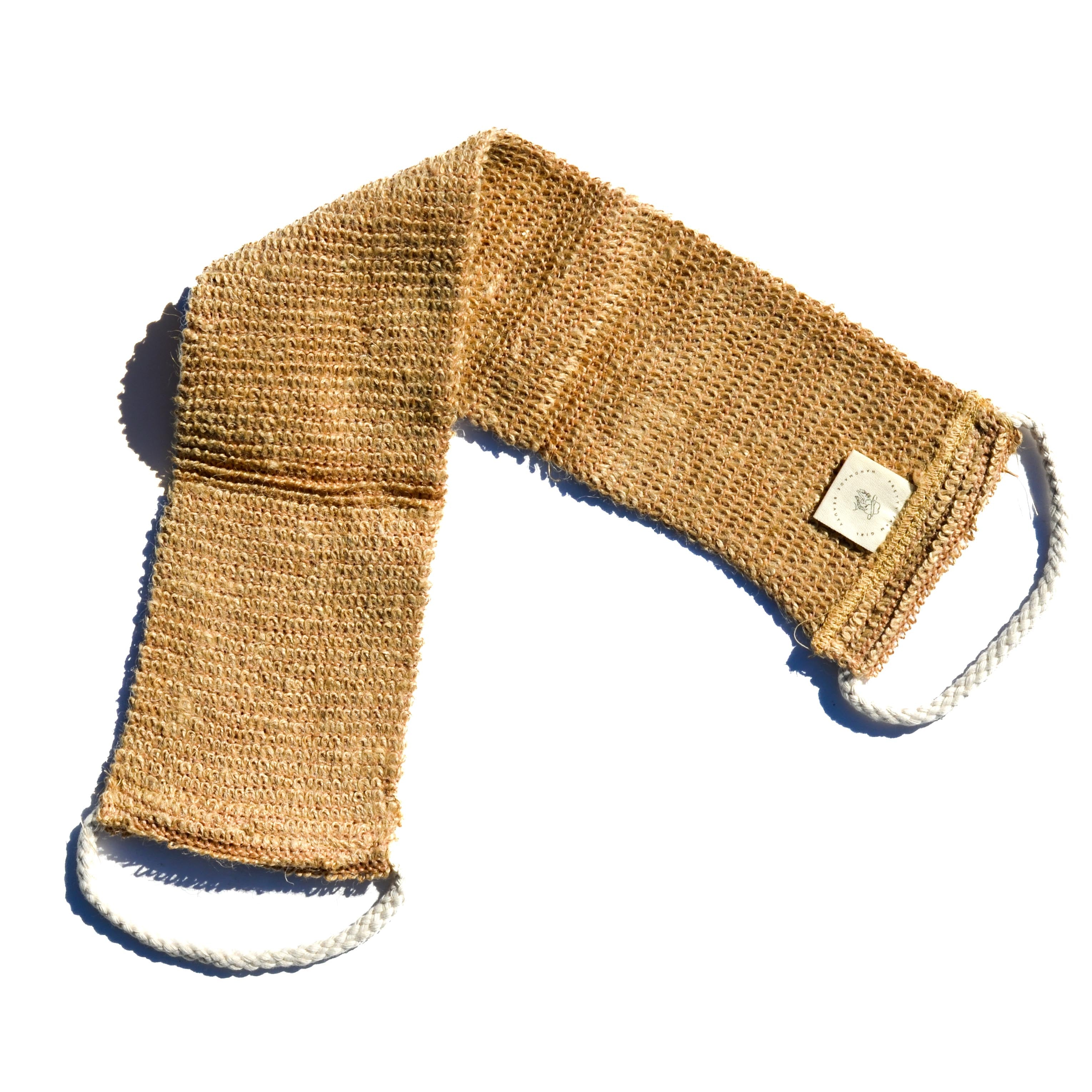 Sisal Back Exfoliating Strap – Natural Long-Reach Body Scrubber