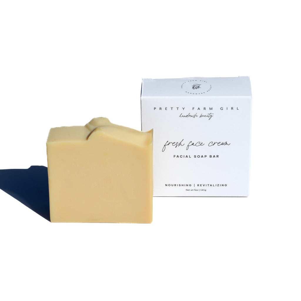 Fresh Face Cream Facial Bar – Tallow & Goat Milk Moisturizing Face Soap