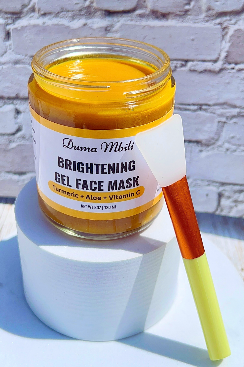 MAGIC REPAIR Brightening Gel Face Mask – Turmeric, Vitamin C & Rosehip Oil (Advanced Formula)