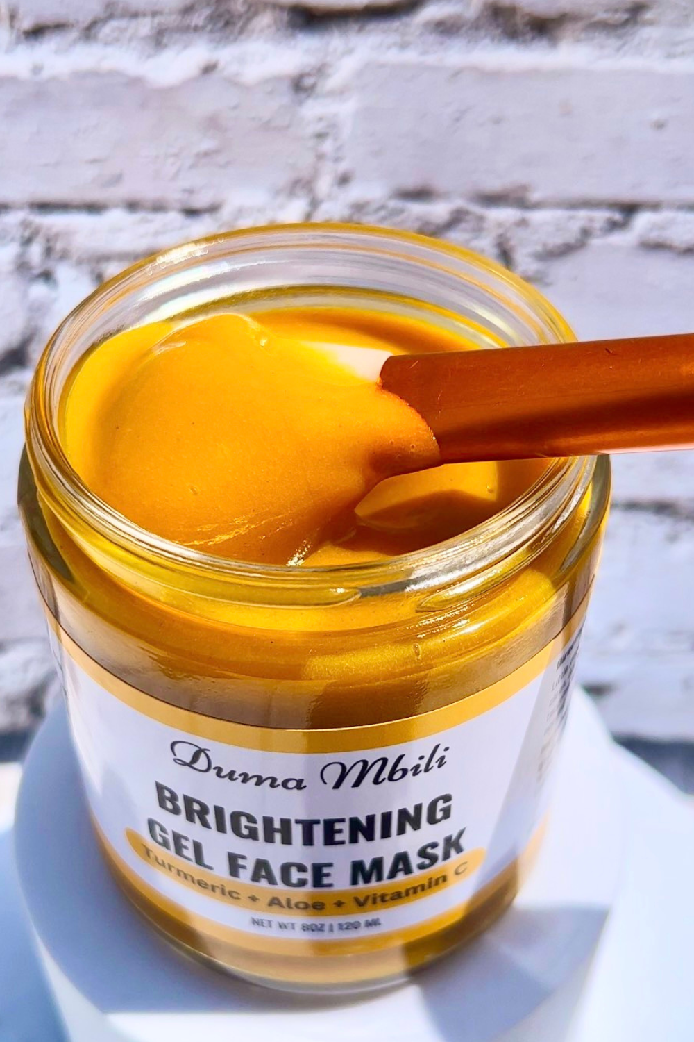 MAGIC REPAIR Brightening Gel Face Mask – Turmeric, Vitamin C & Rosehip Oil (Advanced Formula)