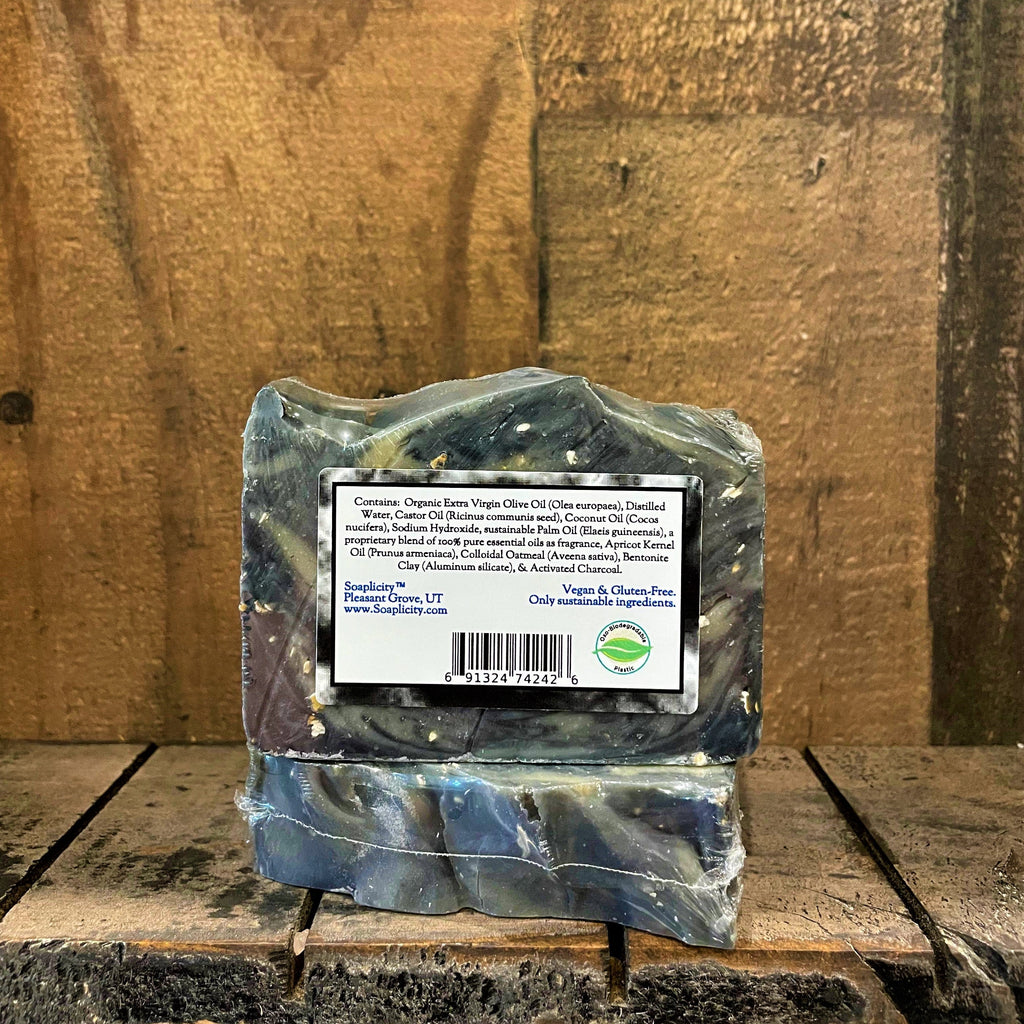 Dark Matter Shaving Soap – Natural Men's Shaving Soap with Activated Charcoal