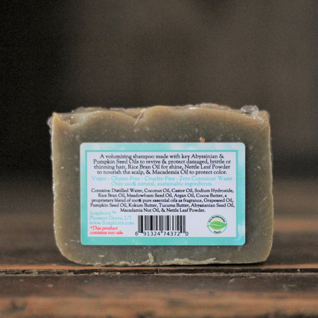 deMenthe Shampoo Bar – Natural Peppermint Shampoo Bar for Scalp Stimulation & Shine