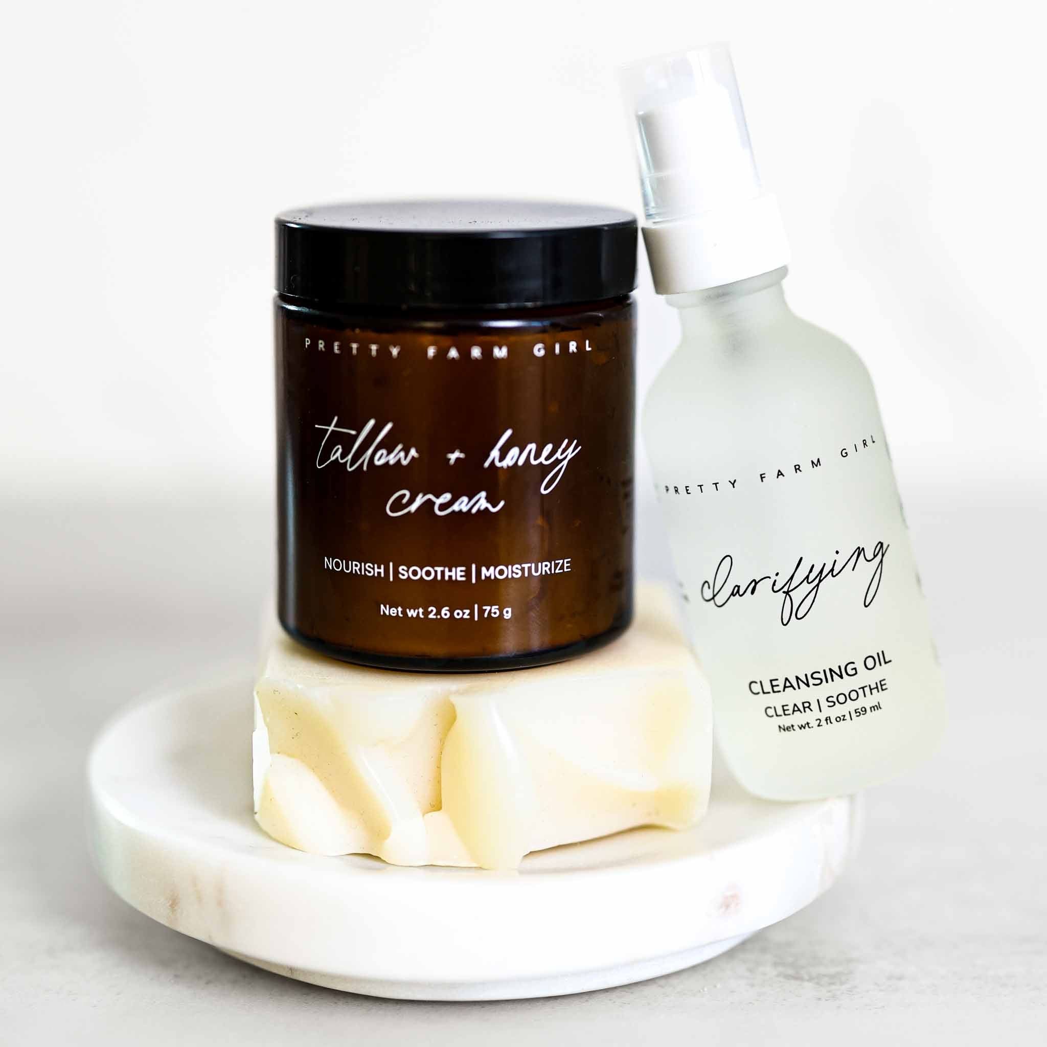 Double Cleansing Kit: Soothing – Gentle Oil + Water Cleanser Set for Sensitive Skin