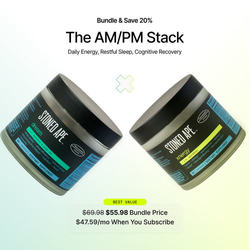 AM/PM Nootropic Bundle – Complete Day & Night Cognitive Support | Stoned Ape, Inc