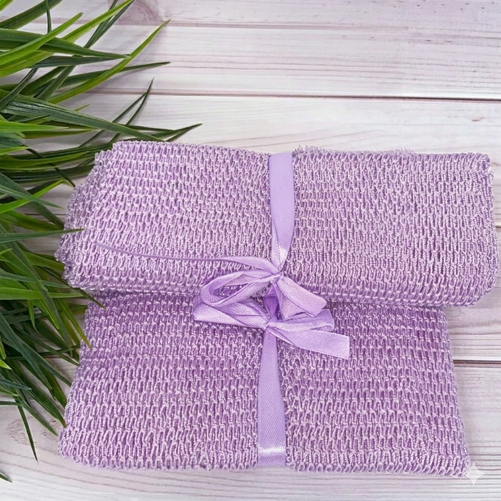 Exfoliating African Bath Net Sponge – Traditional Nylon, 27 Inches