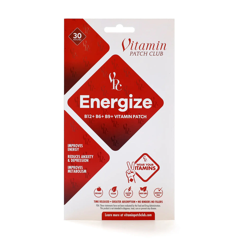 Energize Patch – Clean Energy & Focus with Yerba Mate, B-Vitamins & Ginseng