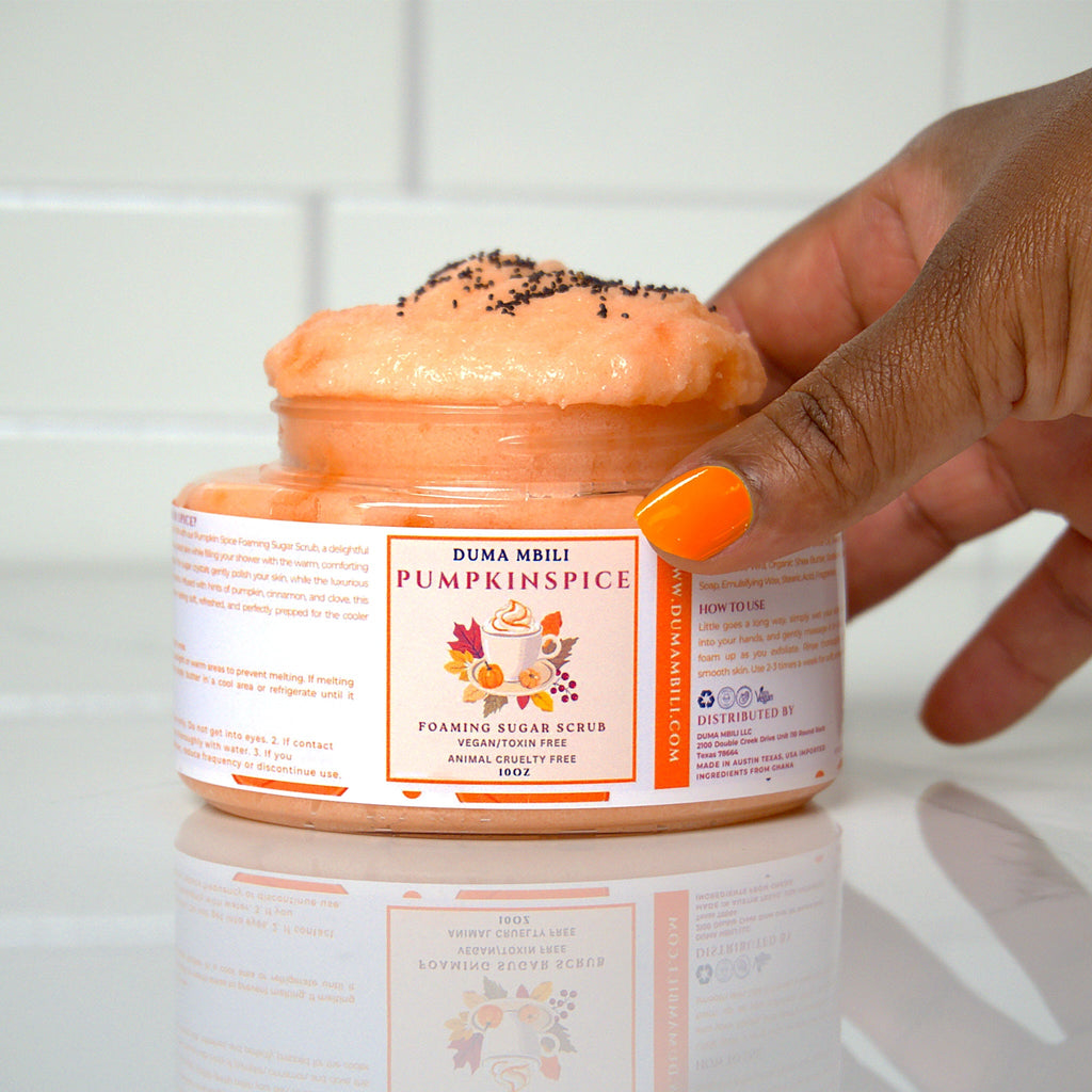 Fall Harvest Foaming Sugar Scrub Collection – 6 Seasonal Scents