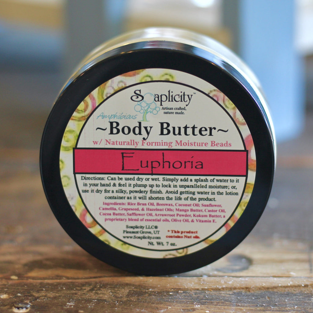 Euphoria Body Butter – Age-Defying Natural Body Butter with Geranium & Carrot Seed