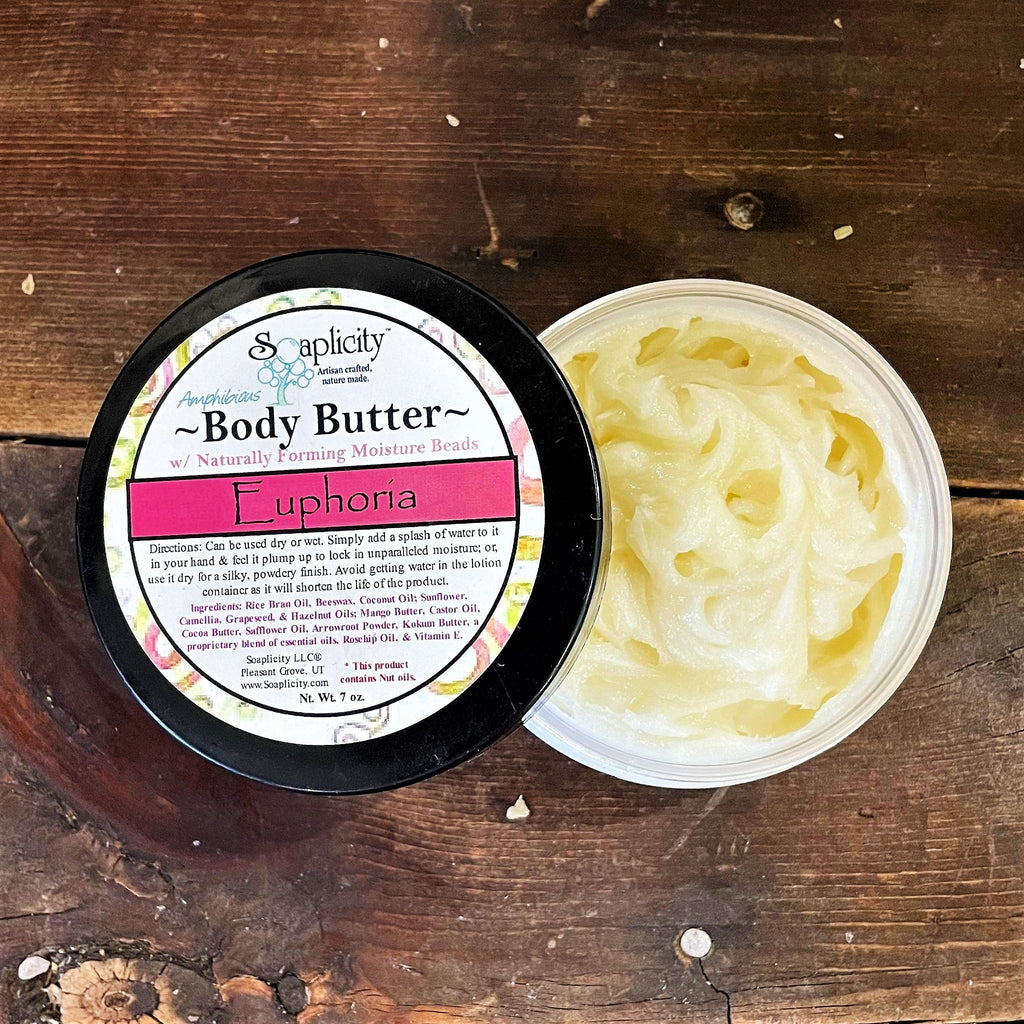 Euphoria Body Butter – Age-Defying Natural Body Butter with Geranium & Carrot Seed
