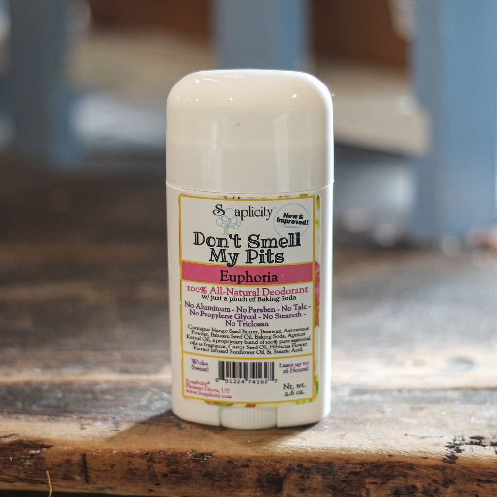 Don't Smell My Pits Natural Deodorant – Euphoria Scent | Aluminum-Free