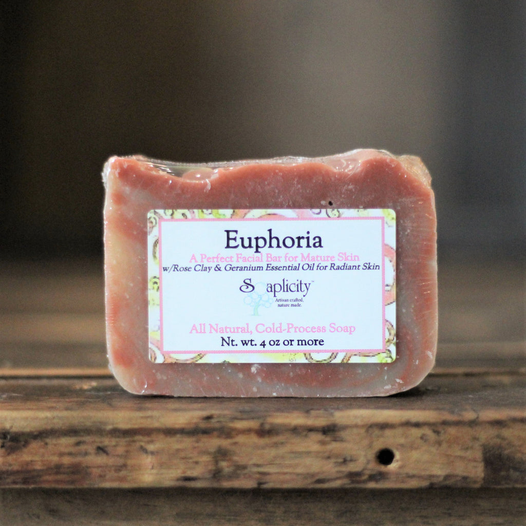 Euphoria Facial Soap Bar – #1 Natural Anti-Aging Face Soap for Mature Skin
