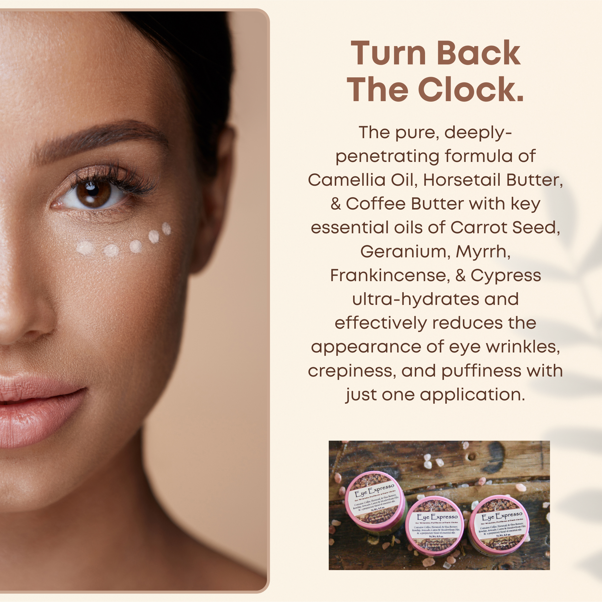 Eye Expresso Eye Cream – Natural Coffee Eye Cream for Puffiness & Fine Lines