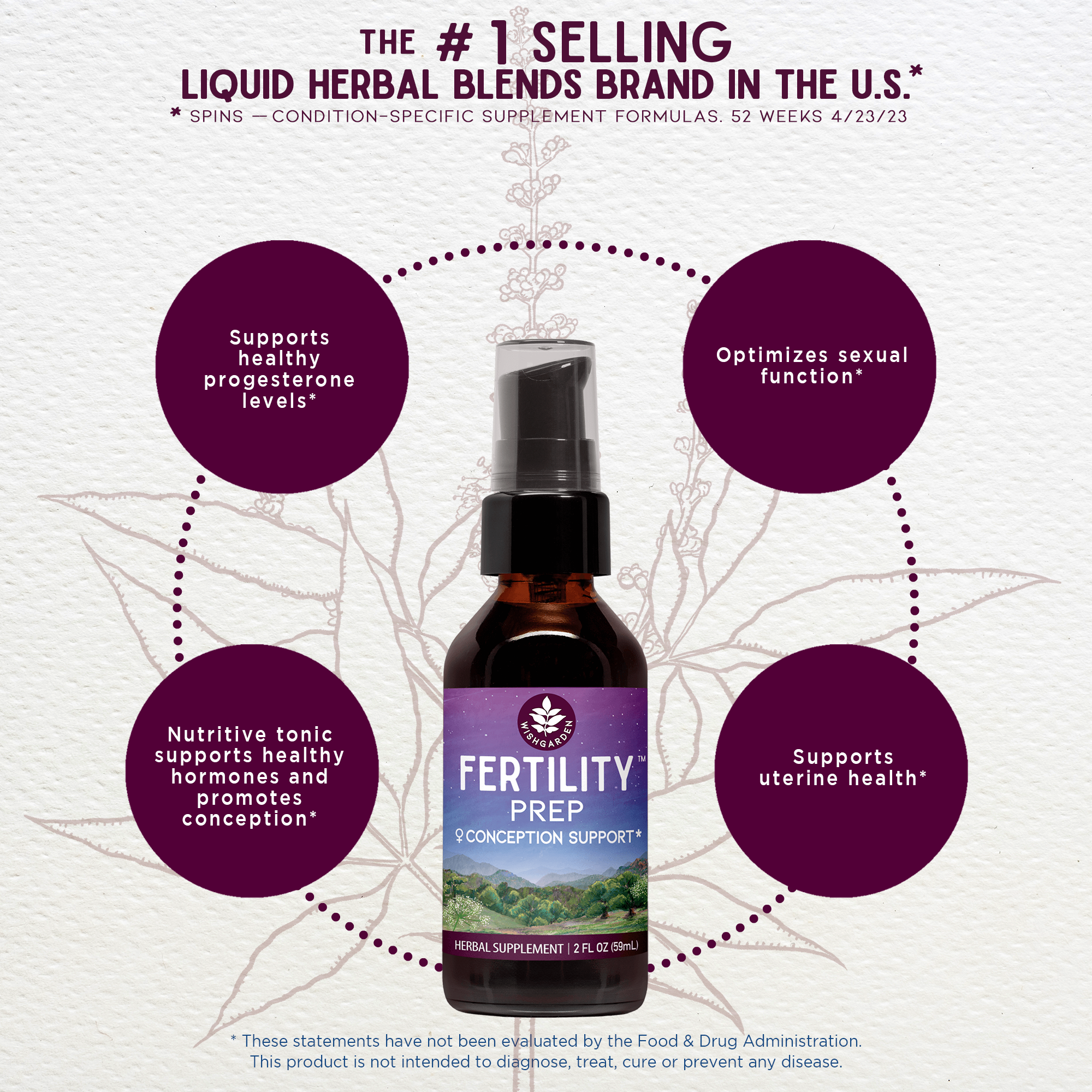 Fertility Prep Conception Support - Herbal Tincture
