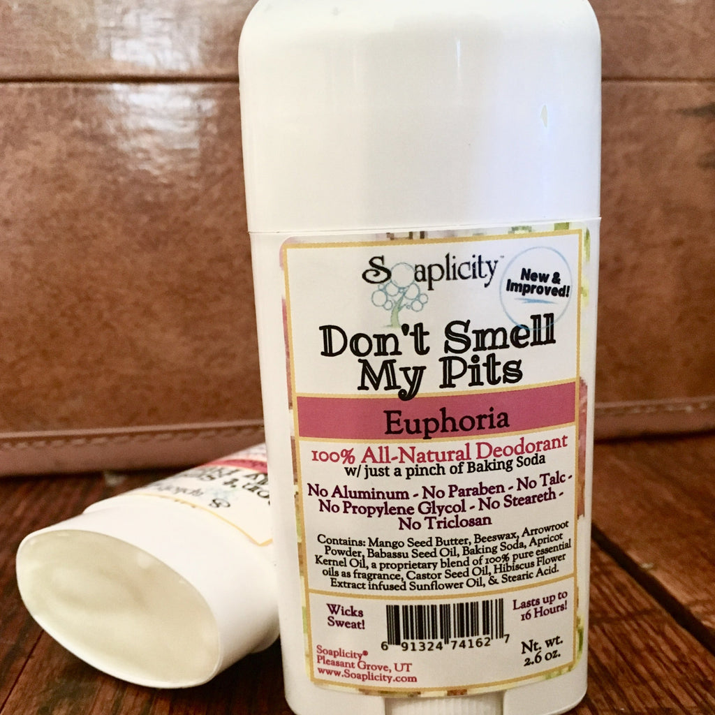 Don't Smell My Pits Natural Deodorant – Euphoria Scent | Aluminum-Free