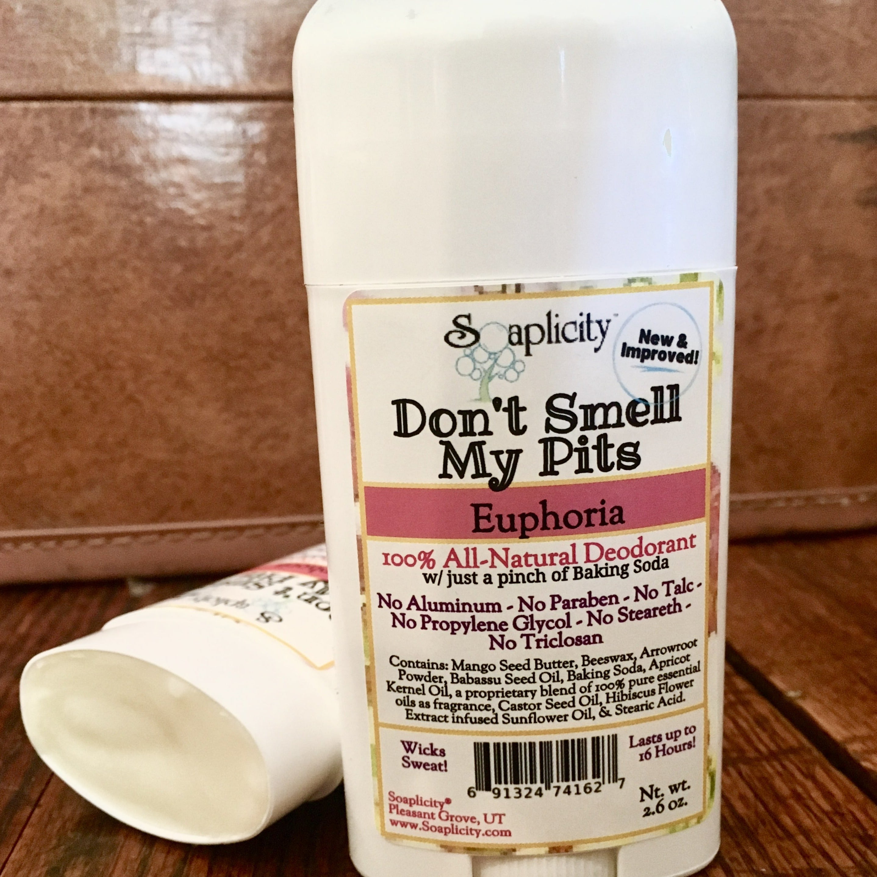Don't Smell My Pits Natural Deodorant – Euphoria Scent | Aluminum-Free