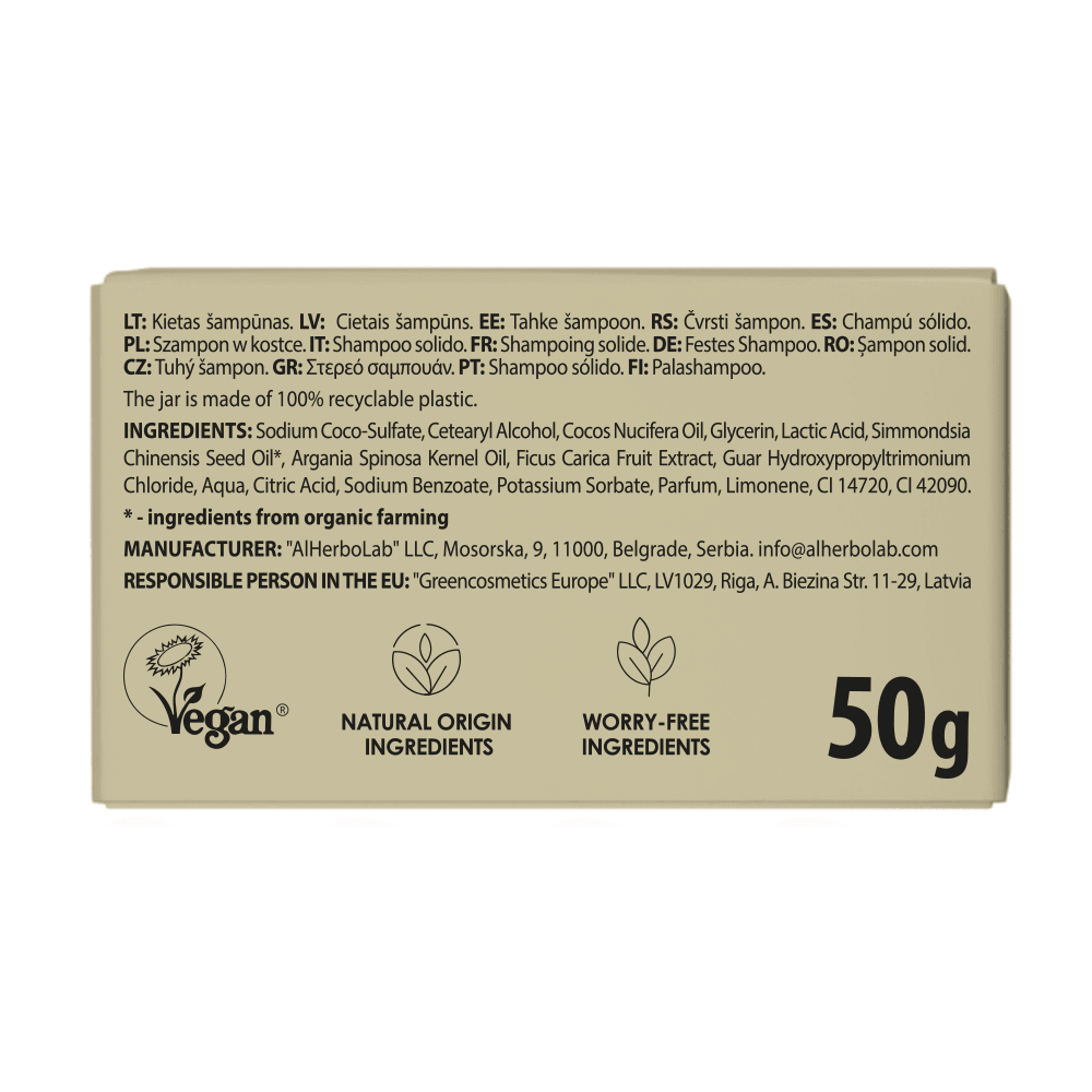 Organic Mimi Fruit Wave Fortifying & Growth Shampoo Bar, 50g