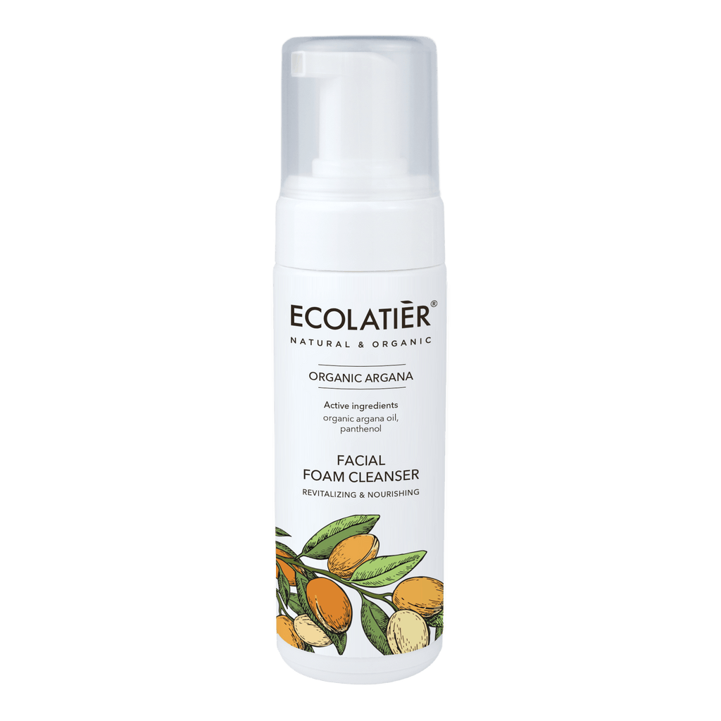 Revitalizing & Nourishing Facial Foam Cleanser with Organic Argan Oil