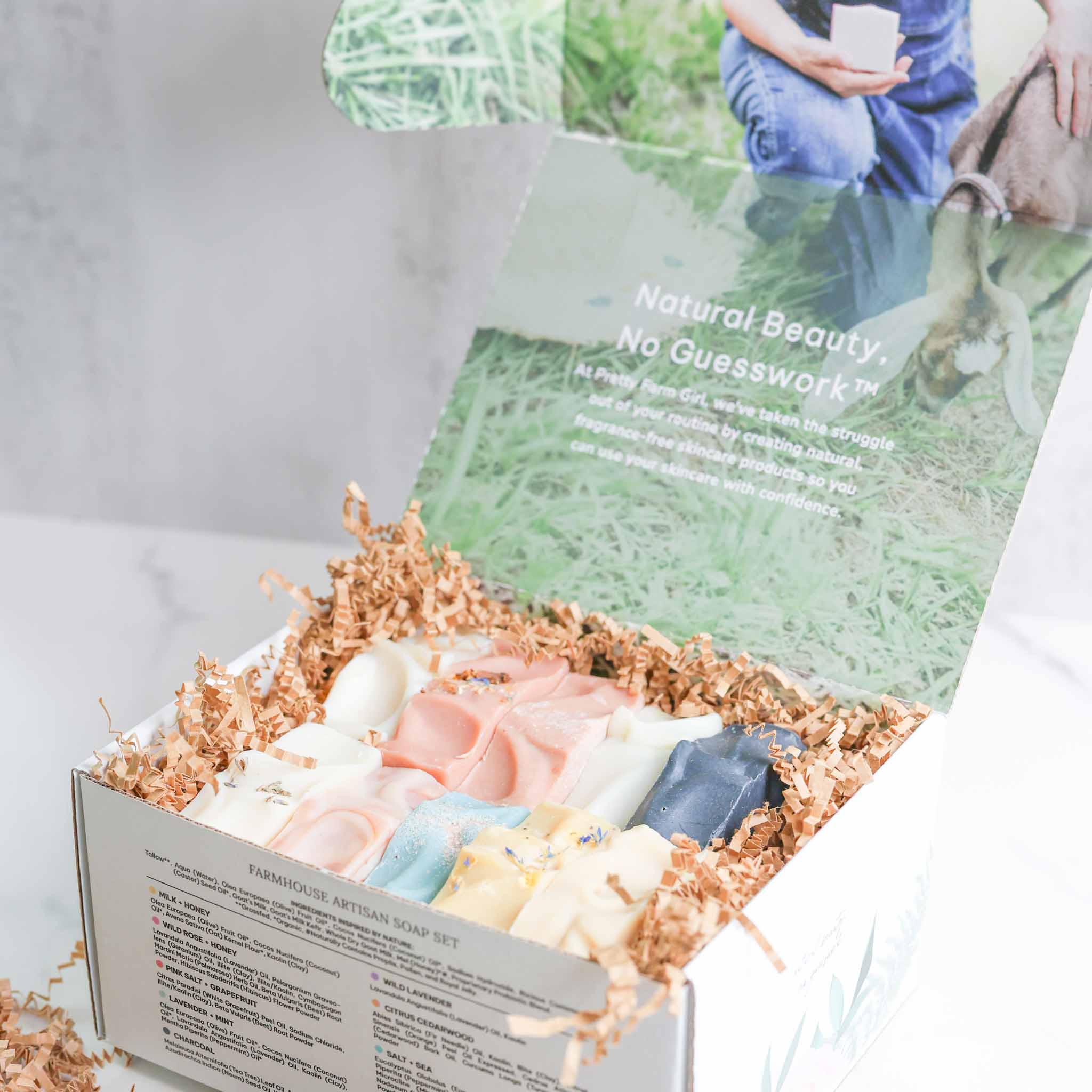 Farmhouse Artisan Goat Milk & Tallow Soap Collection – Full-Size Handmade Soap Set
