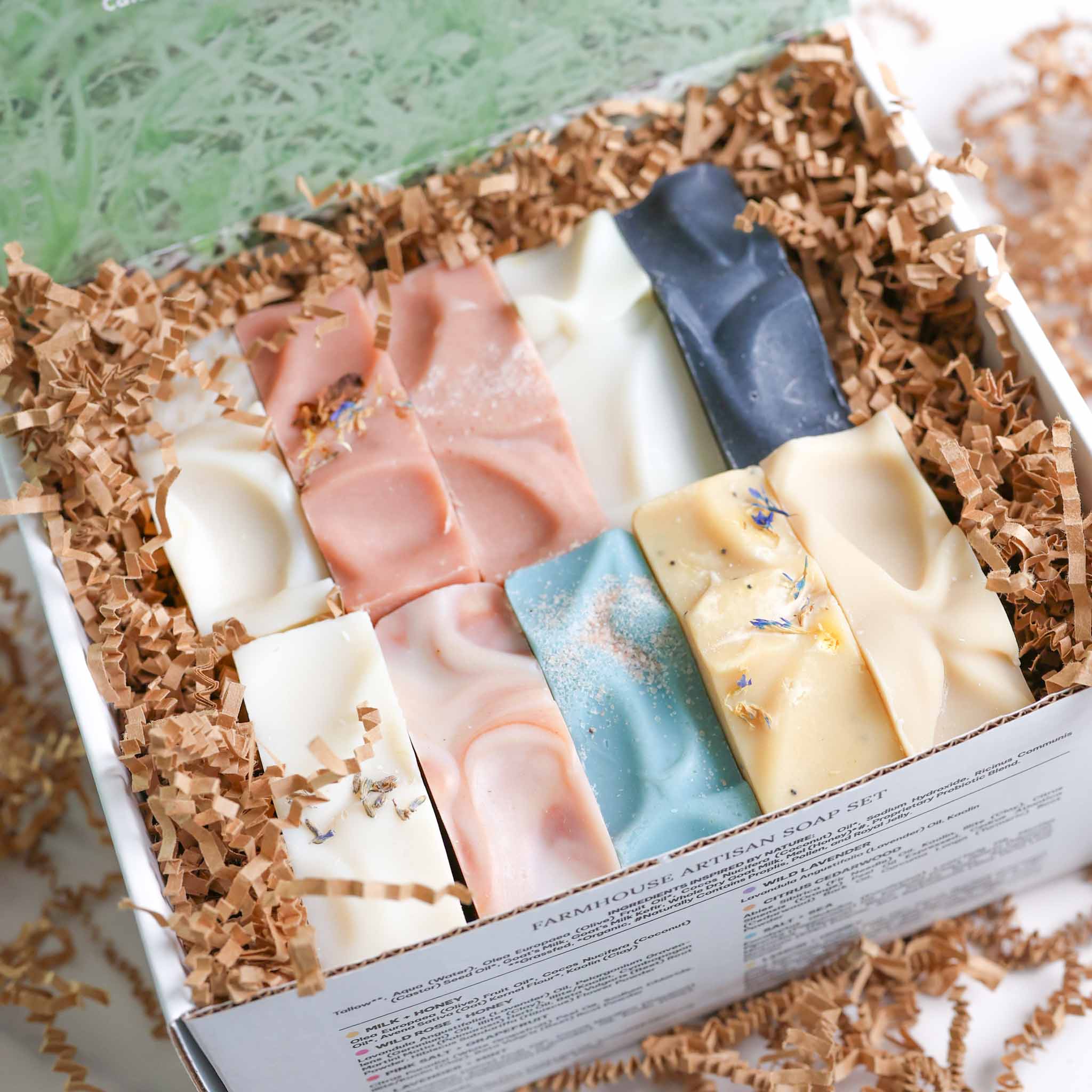Farmhouse Artisan Goat Milk & Tallow Soap Collection – Full-Size Handmade Soap Set