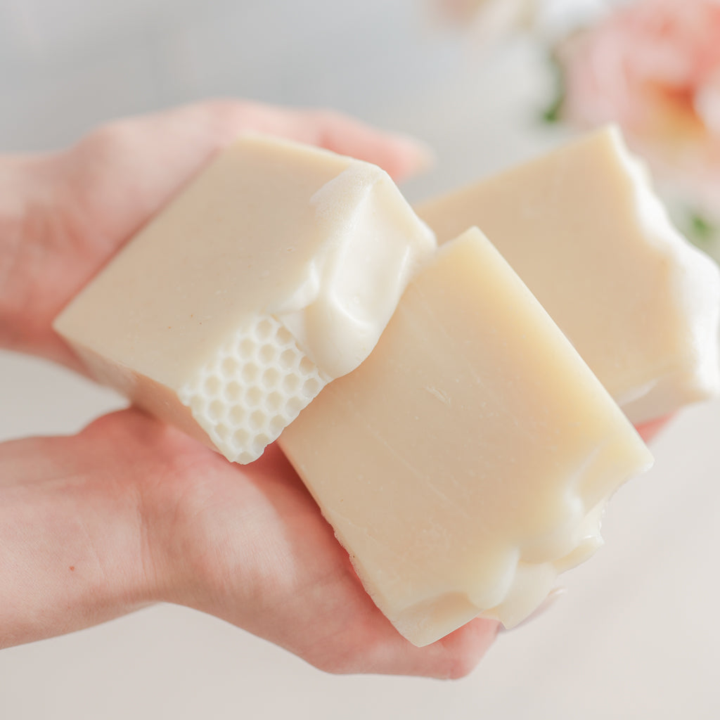 Fragrance-Free Tallow & Goat Milk Soap Bar Trio – Sensitive Skin Handmade Soap Set