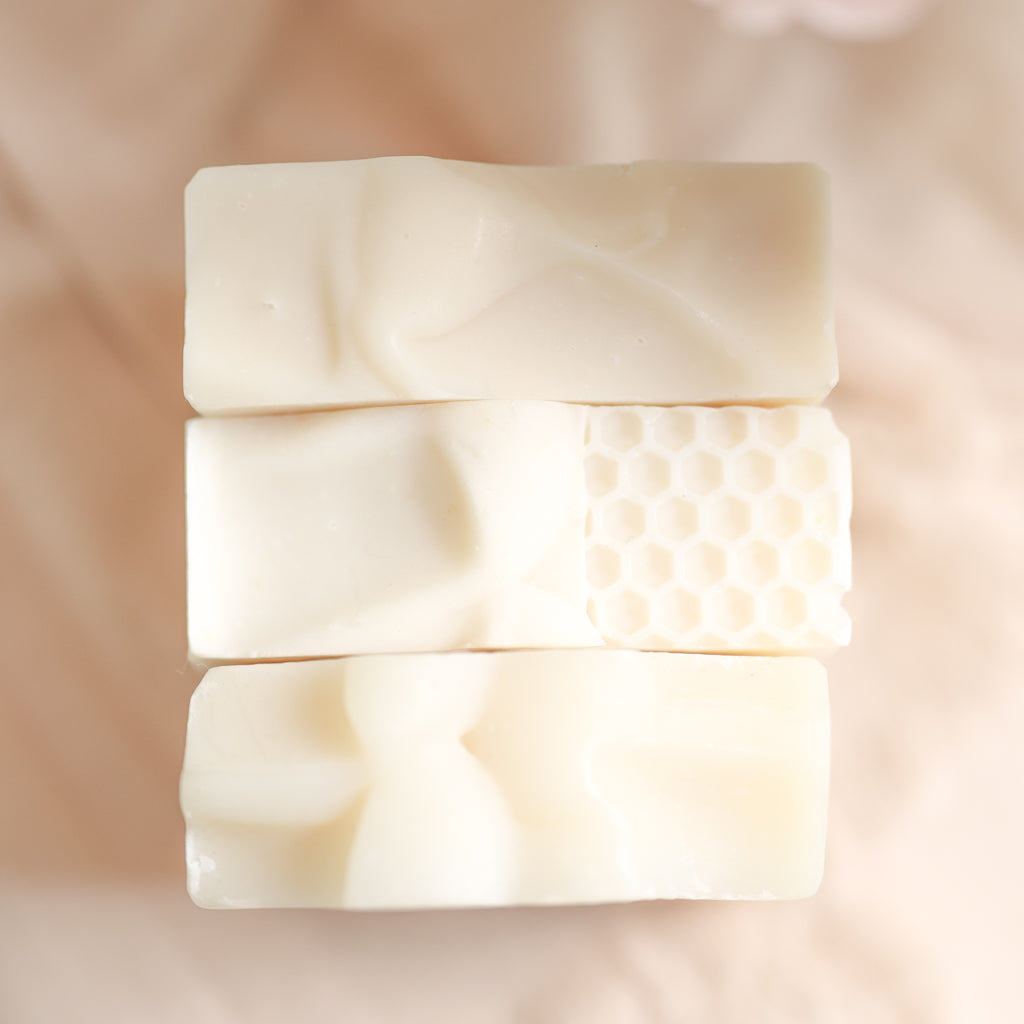 Fragrance-Free Tallow & Goat Milk Soap Bar Trio – Sensitive Skin Handmade Soap Set