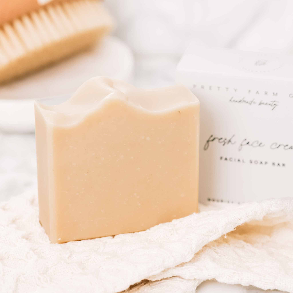 Fresh Face Cream Facial Bar – Tallow & Goat Milk Moisturizing Face Soap