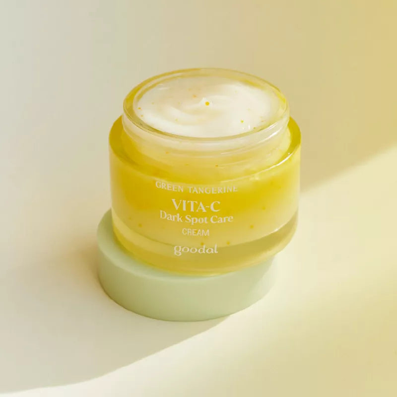 Goodal Green Tangerine Vitamin C Dark Spot Care Cream – Brightening Korean Moisturizer