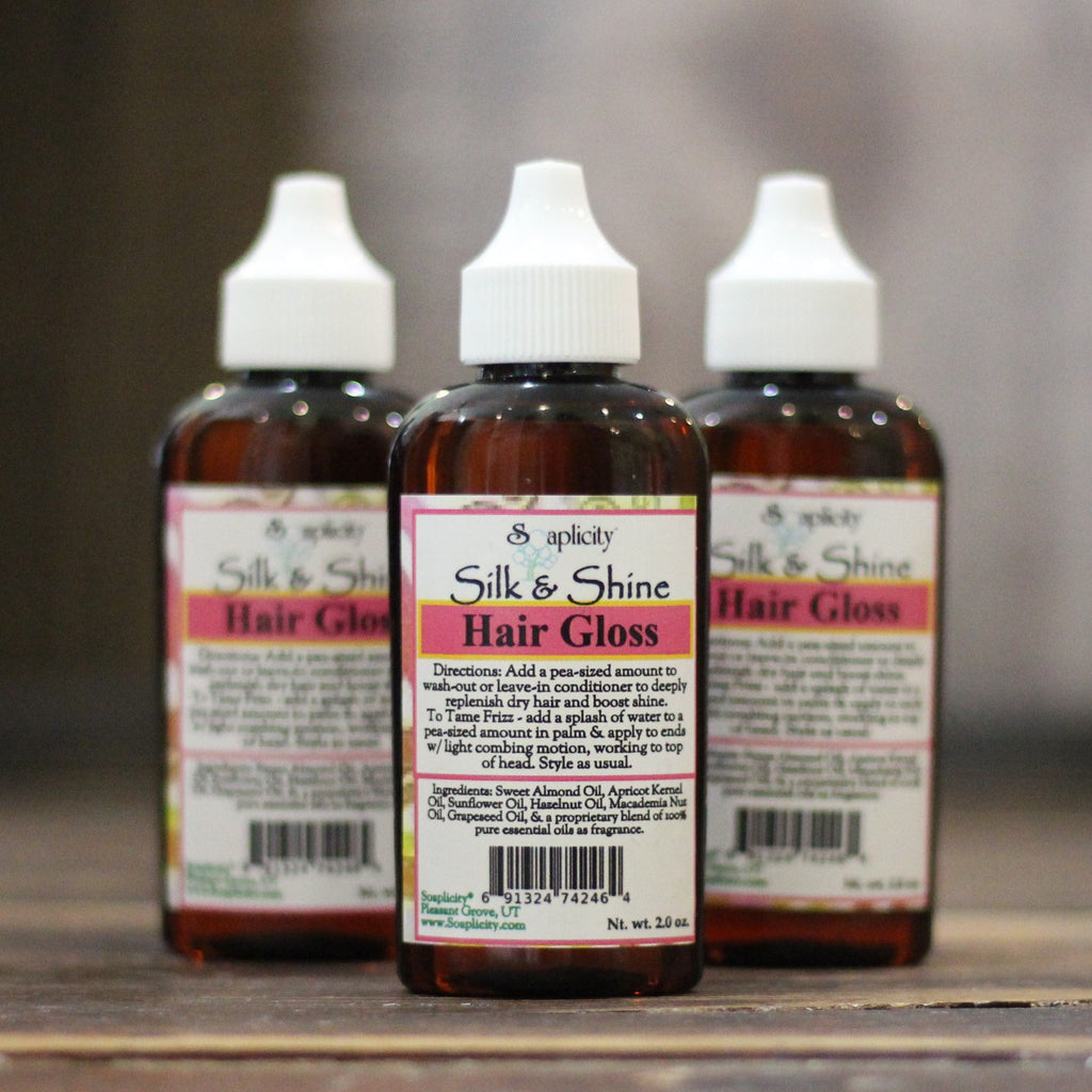 Silk & Shine Hair Gloss – Natural Lightweight Hair Shine Treatment