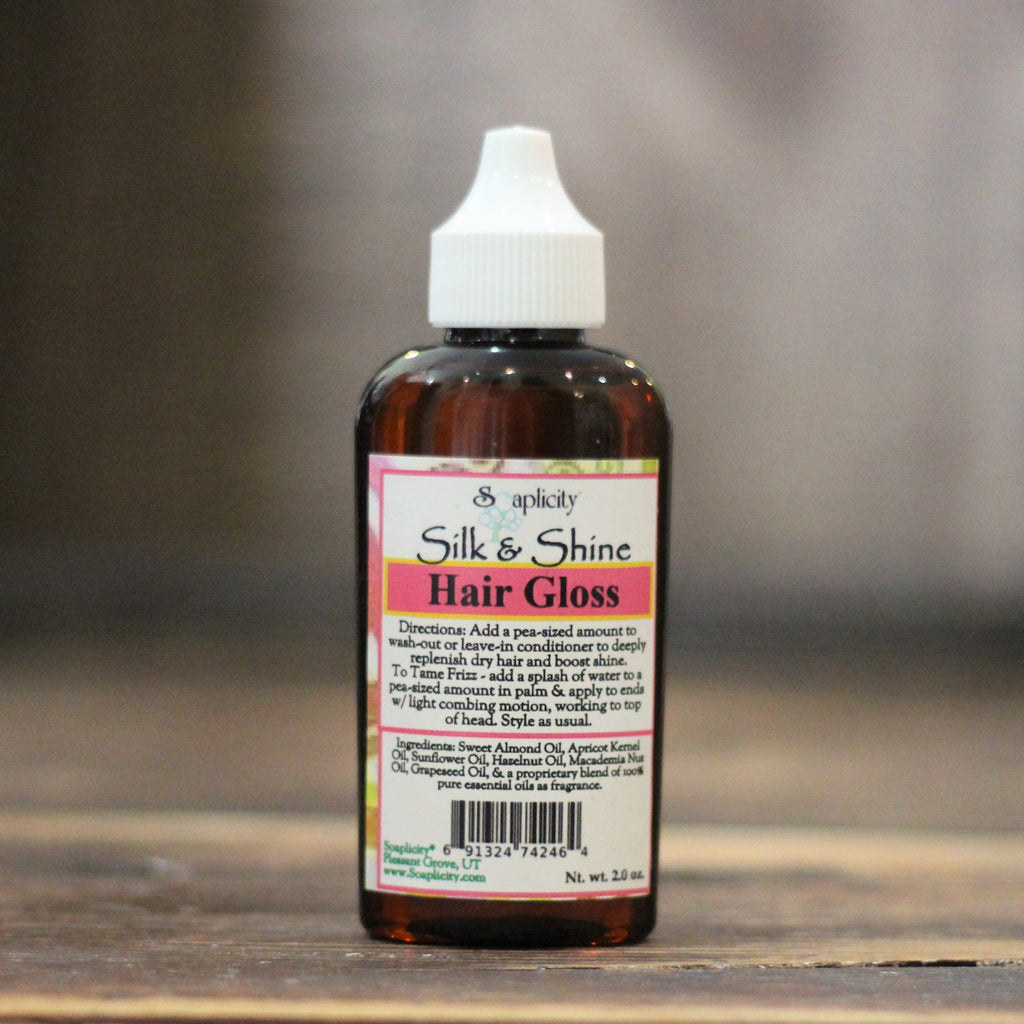 Silk & Shine Hair Gloss – Natural Lightweight Hair Shine Treatment
