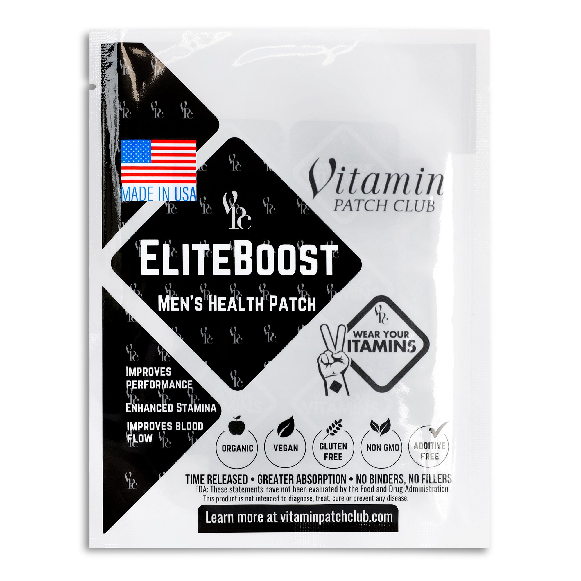 EliteBoost Men's Performance Patch E3 – Energy, Stamina & Vitality