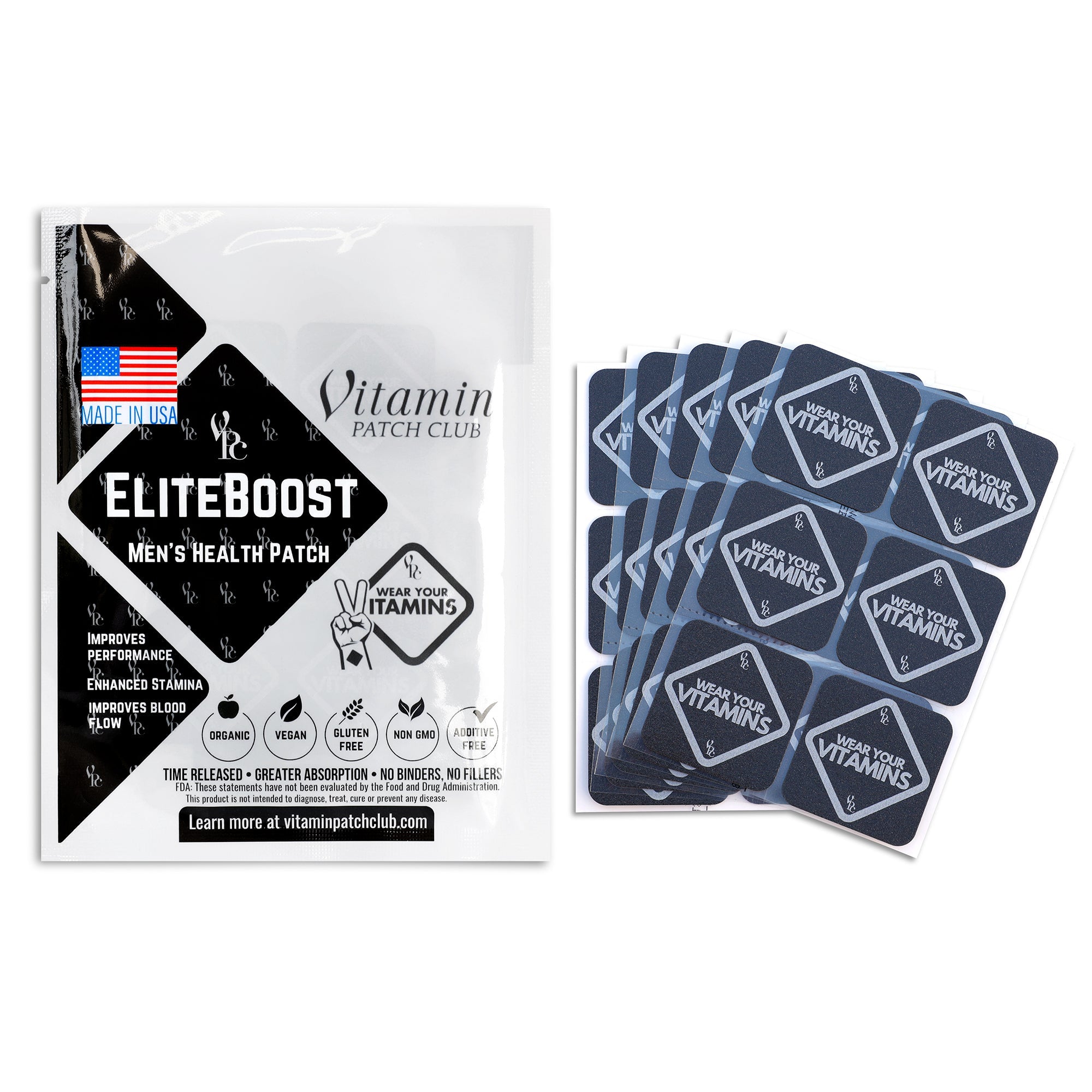 EliteBoost Men's Performance Patch E3 – Energy, Stamina & Vitality