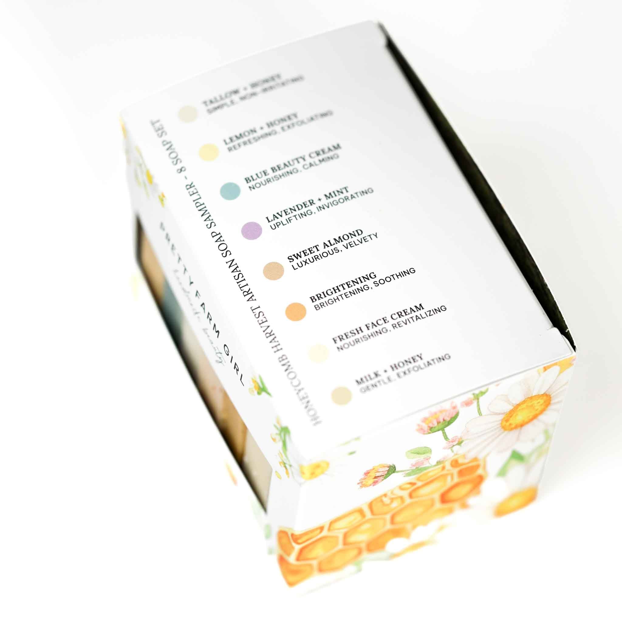 Honeycomb Harvest Goat Milk & Tallow Soap Sampler – Honey-Infused Handmade Soap Gift Set