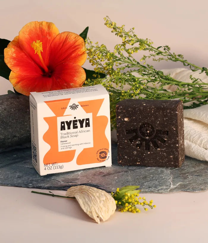 Traditional African Black Soap Bar – Honor