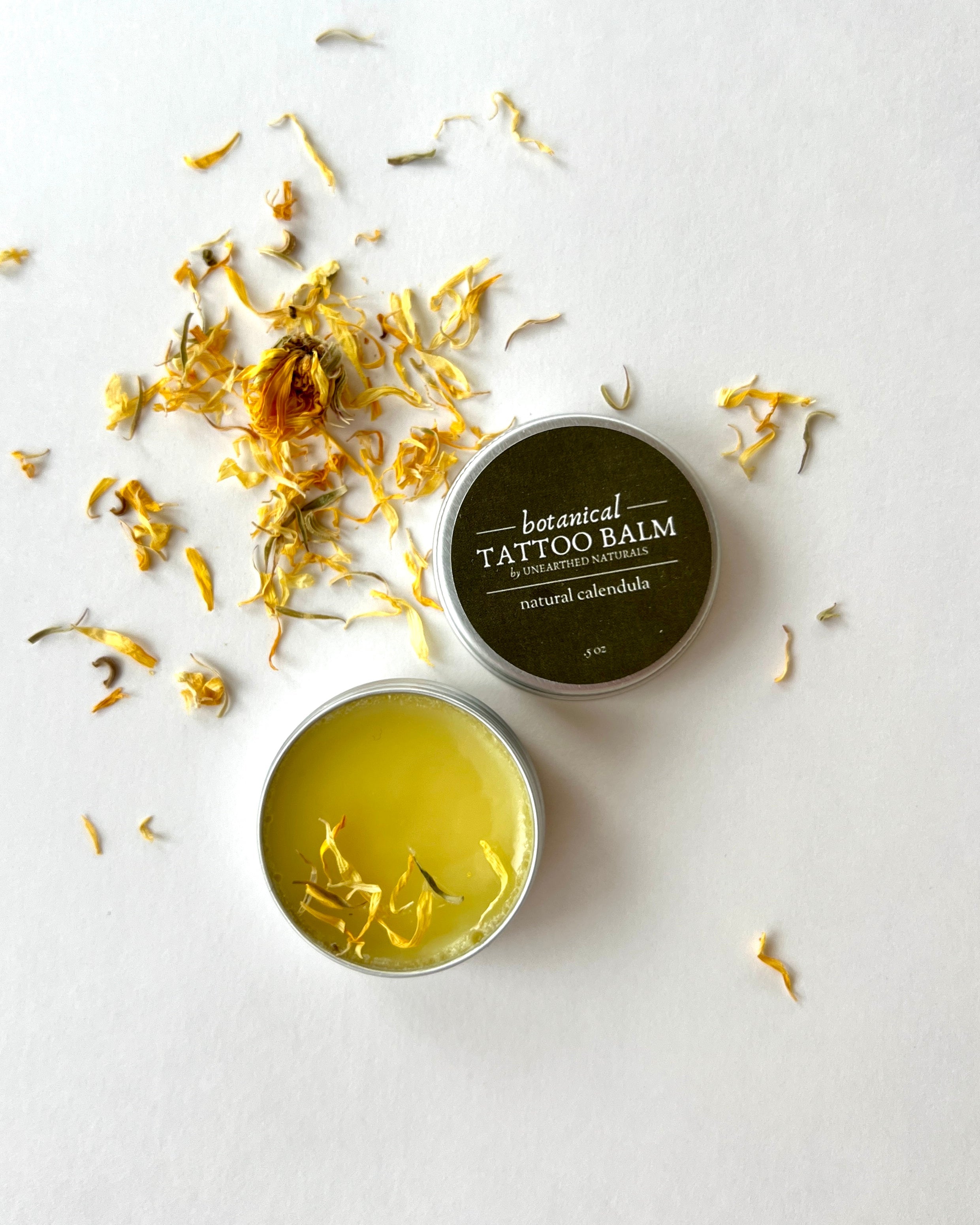 Botanical Tattoo Balm - Calendula Salve | Natural Healing