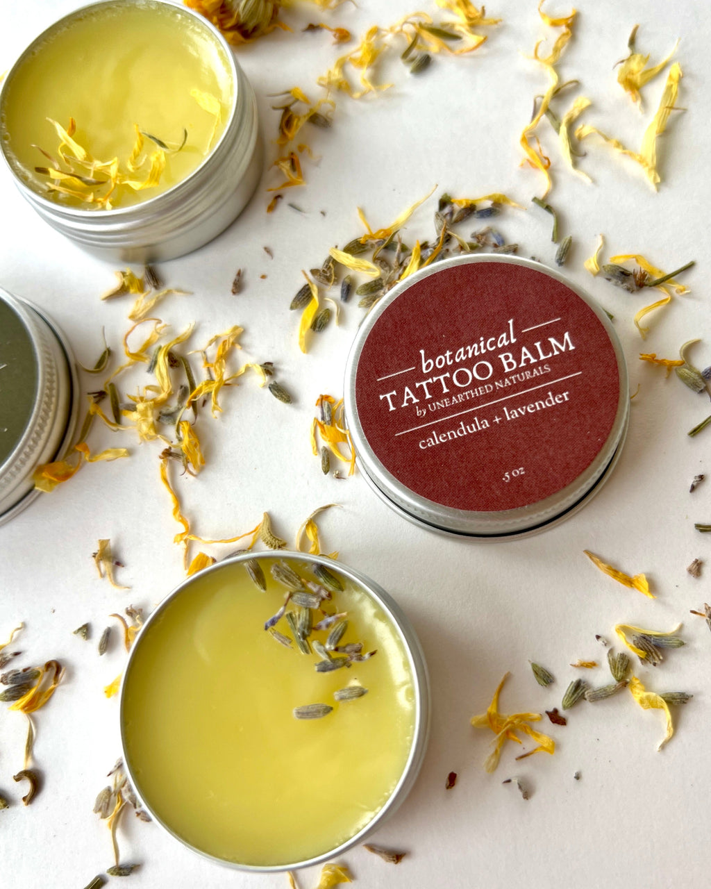 Botanical Tattoo Balm - Calendula Salve | Natural Healing
