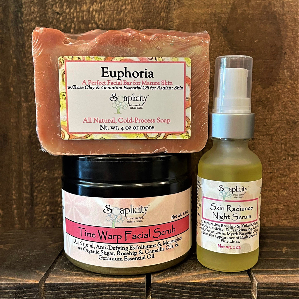 Time Warp Trio Sets for Mature Skin – Anti-Aging Skincare Bundle