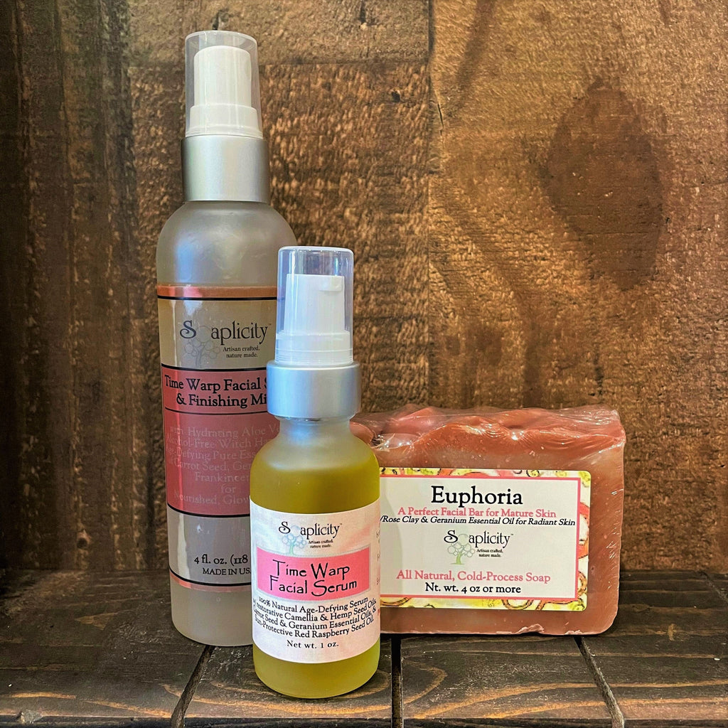 Time Warp Trio Sets for Mature Skin – Anti-Aging Skincare Bundle