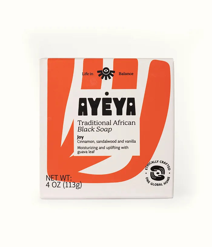 Traditional African Black Soap Bar – Joy