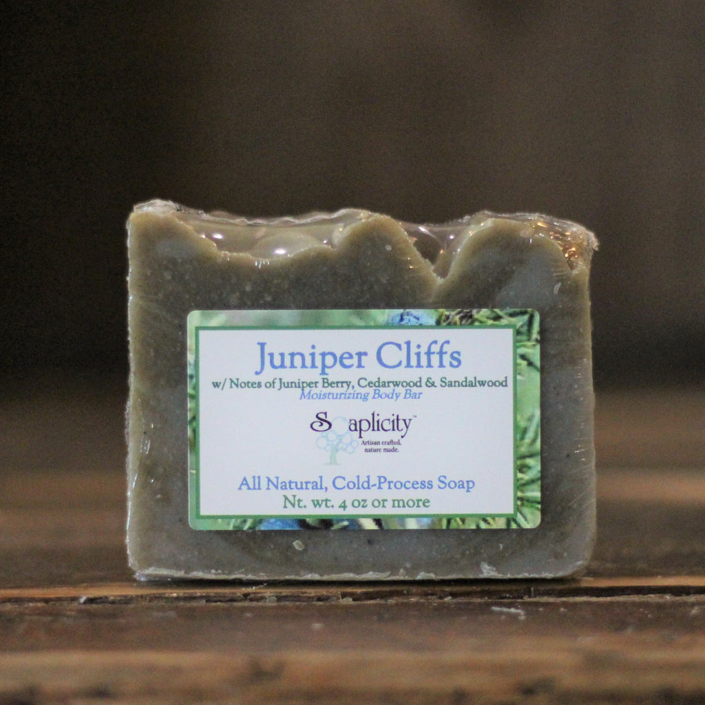 Juniper Cliffs Soap Bar – Outdoorsy Natural Soap with Juniper Berry & Vetiver