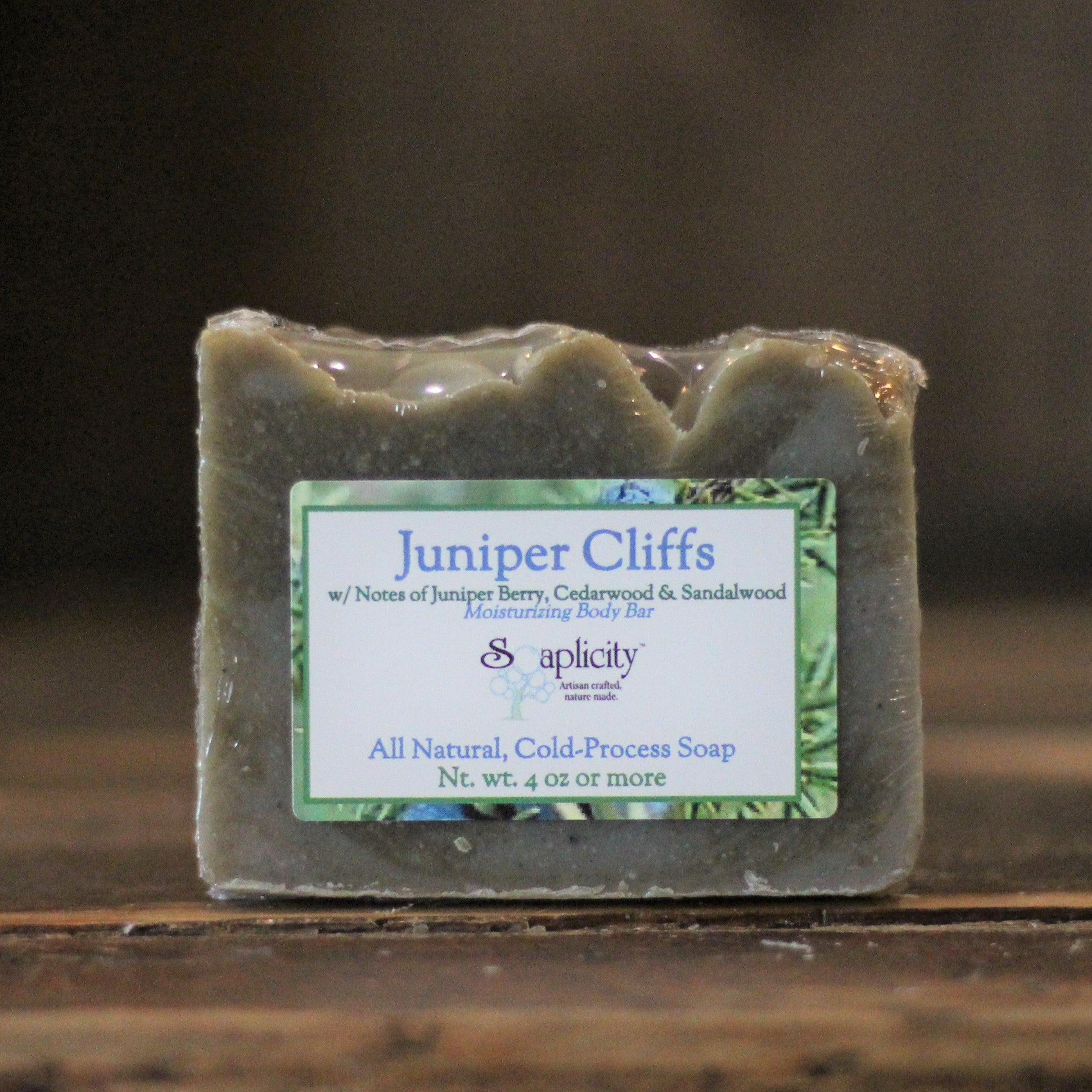Juniper Cliffs Soap Bar – Outdoorsy Natural Soap with Juniper Berry & Vetiver