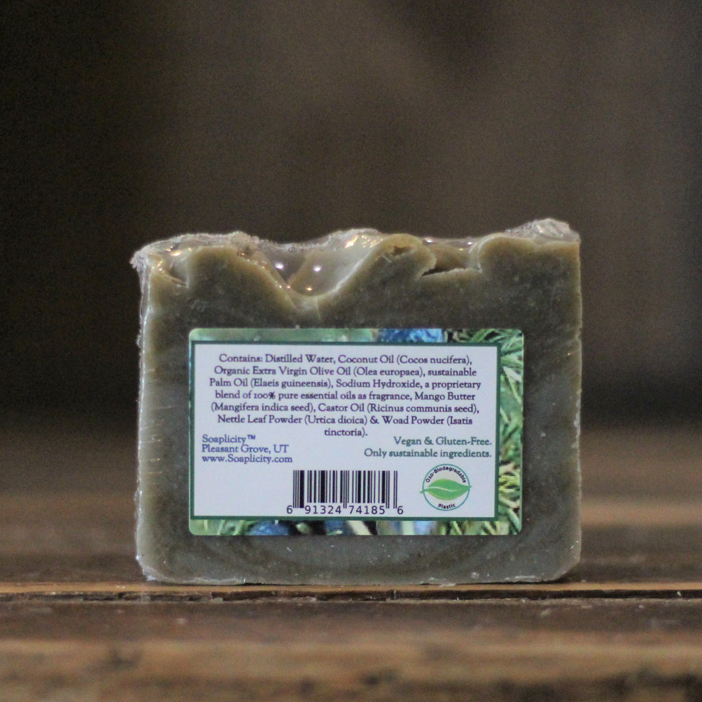 Juniper Cliffs Soap Bar – Outdoorsy Natural Soap with Juniper Berry & Vetiver